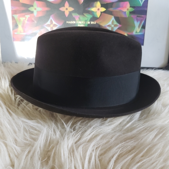 1940's Dobbs Veluna Vintage Dapper Fedora Hat - Picture 2 of 13